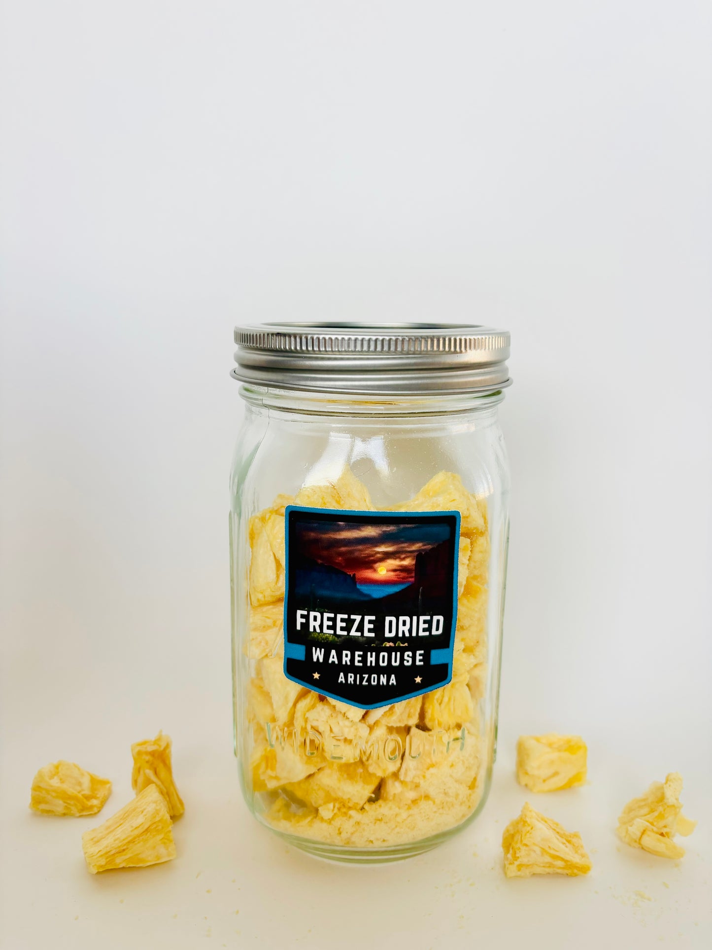 Freeze Dried Pineapple Chunks