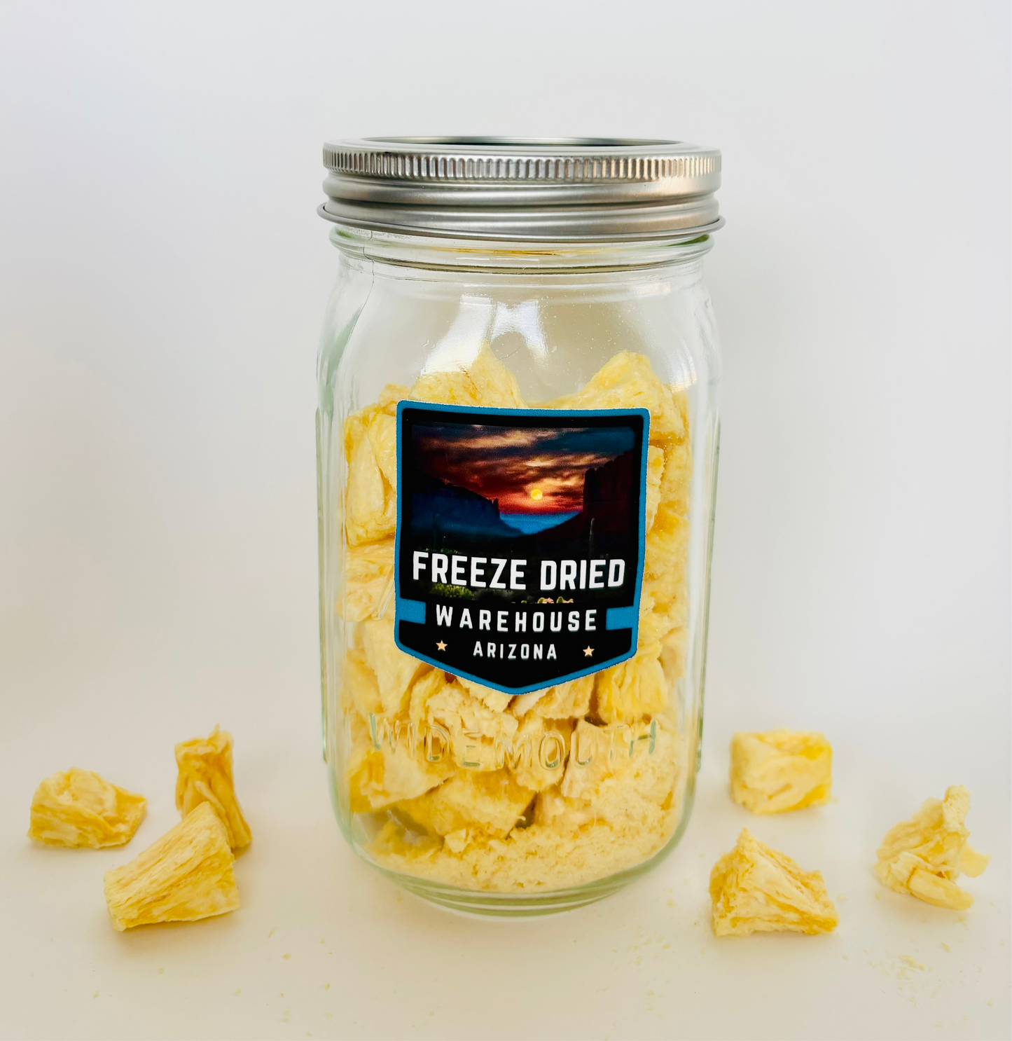 Freeze Dried Pineapple Chunks