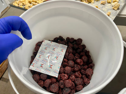Freeze Dried Organic Dark Cherries.